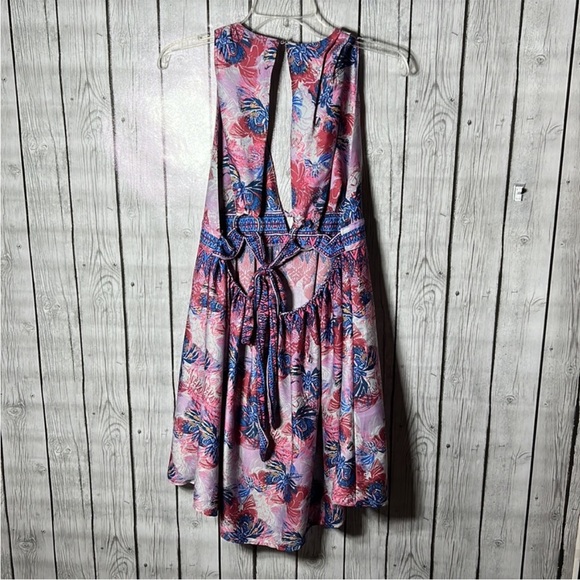 2🌎’s/$66~Free People Butterfly Daydreaming Fit & Flare Mini Dress NWT~Medium - Picture 6 of 14